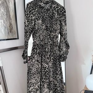 Banana Republic leopard print dress